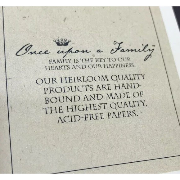 Once Upon A Family Leather Notebook Scrapbook - Picture 10 of 11